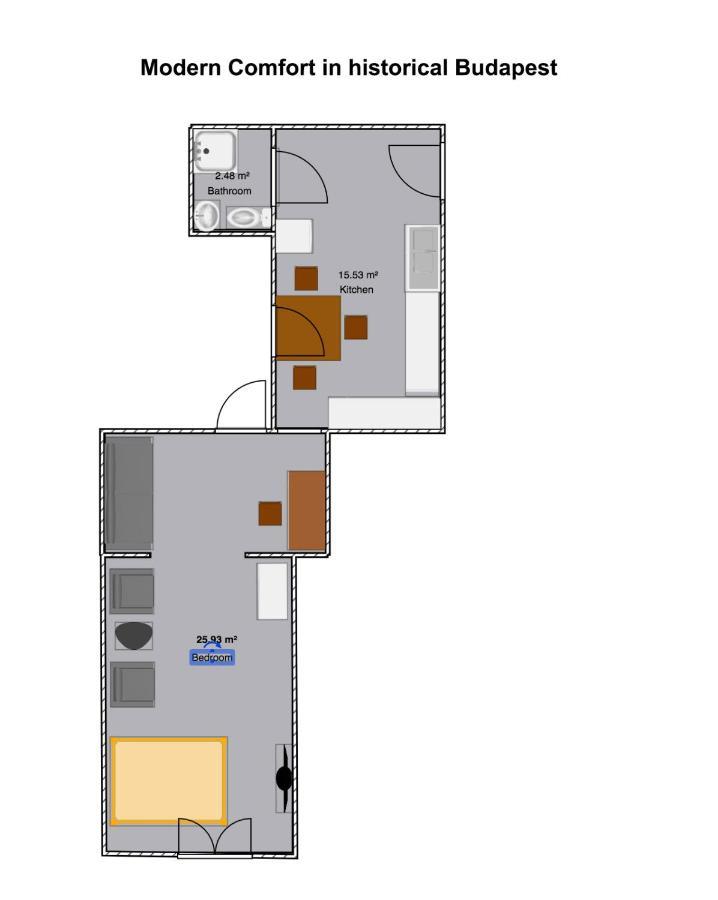 Modern Comfort In Historical Βουδαπέστη Εξωτερικό φωτογραφία